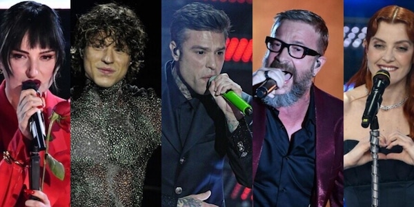 Serata cover a Sanremo 2025: tutte le coppie e le canzoni in gara da Fedez e Masini a Elodie e Achille Lauro