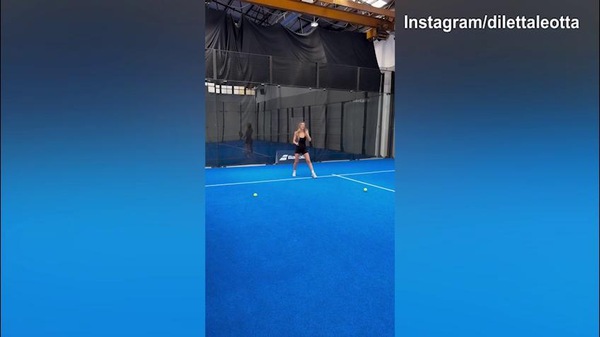 Diletta Leotta, sabato dedicato al...Padel