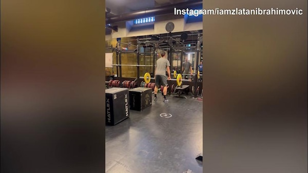 Milan, pesi in palestra per Zlatan Ibrahimovic