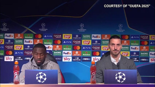 Ibra-Tomori, show alla domanda su Walker