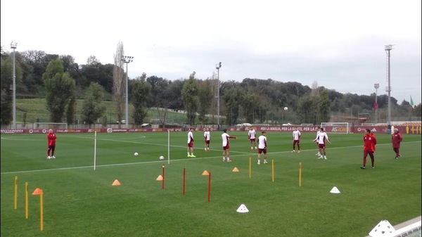 Roma, la rifinitura a Trigoria