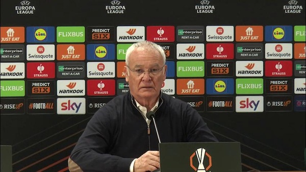 Ranieri: "Athletic Bilbao e Lazio sono due grandi squadre. Pellegrini deve dare di più"