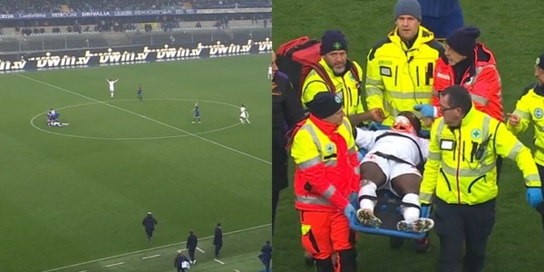 Kean si accascia in campo ed esce in barella: paura in Verona-Fiorentina