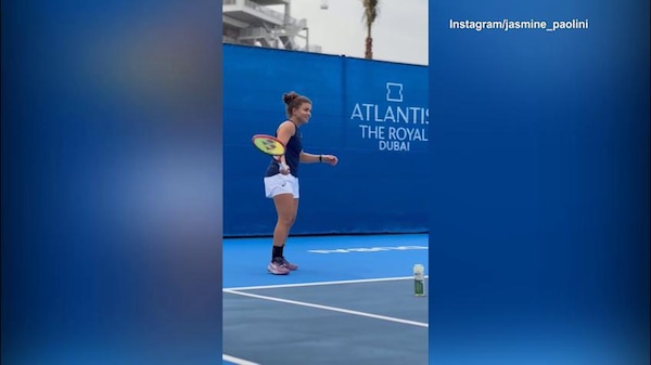 Tennis, Jasmine Paolini ha ripreso gli allenamenti