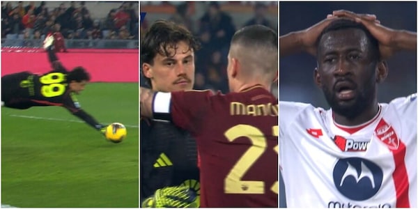 Svilar, che parata su Ganvoula: l'abbraccio con Mancini
