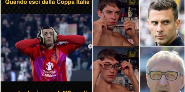 Juve fuori dalla Coppa Italia: le ironie social dopo i rigori contro l'Empoli sono spietate