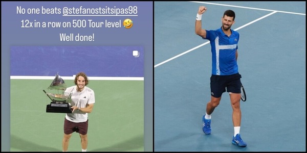 Tsitsipas spezza la maledizione dei 500: il commento ironico di Djokovic