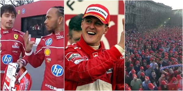 Schumacher ricordato durante l'evento Ferrari a Milano: il bellissimo gesto dei tifosi