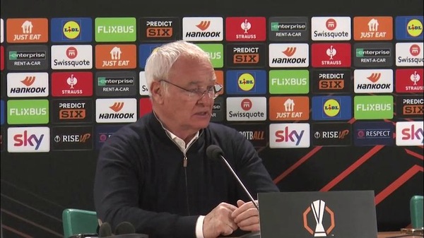 Ranieri: "Oggi Olimpico spettacolare. Ora c'è feeling e fiducia"