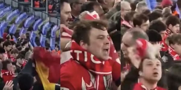 Incredibile, un tifoso dell’Athletic Bilbao canta “Grazie Roma” all’Olimpico