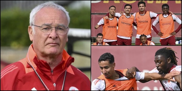 Roma subito in campo dopo l'Athletic: che grinta davanti a Ranieri!