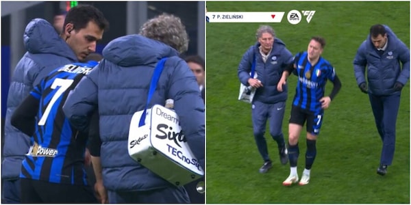 Zielinski entra e si infortuna in Inter-Monza: cosa è successo