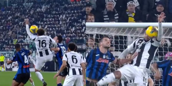 McKennie, tocco con il braccio in area: rigore per l'Atalanta, la Juve protesta per una spinta