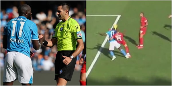 Moviola Napoli-Fiorentina: Colombo sbaglia. Rigore su Lukaku, Gud, il 2º giallo?