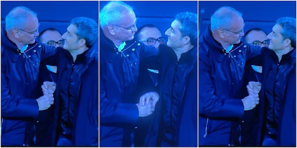 Ranieri passa un pizzino a Valverde in diretta tv: la fotosequenza
