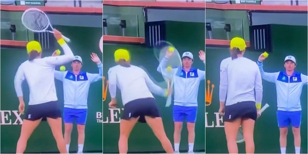 Follia Swiatek a Indian Wells, scaglia la palla contro il raccattapalle e rischia di colpirlo: cosa è successo