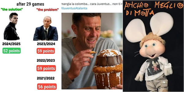 Thiago Motta, social scatenati dopo la notizia dell'esonero: dalla colomba a Topo Gigio