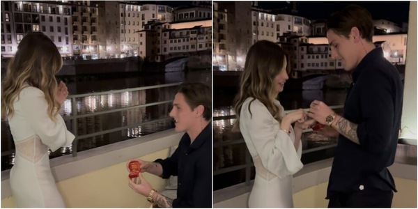 Zaniolo si sposa: la proposta di matrimonio in ginocchio svelata sui social