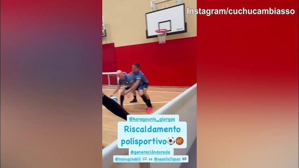 Cuchu Cambiasso, che canestro!