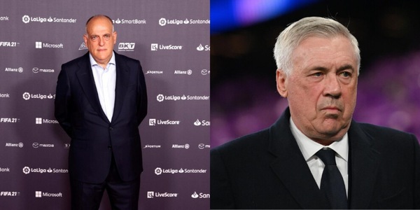 Tebas attacca Ancelotti: "Mi fa morire dal ridere. Se non si presenteranno sarà un loro problema"