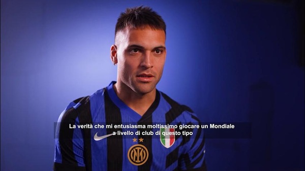 Lautaro Martinez: "Entusiasta di giocare il Mondiale per club"