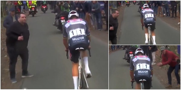 Vergogna nel ciclismo: uno spettatore sputa a Van der Poel, lui non reagisce e poi...