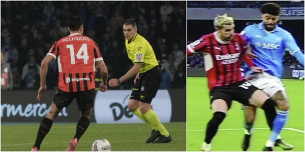 Moviola Napoli-Milan, Sozza è una delusione: la furbata di Theo sul rigore