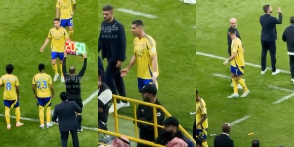 Cristiano Ronaldo furioso con Pioli, il video virale tra i tifosi della Roma: "Sarà lui?"