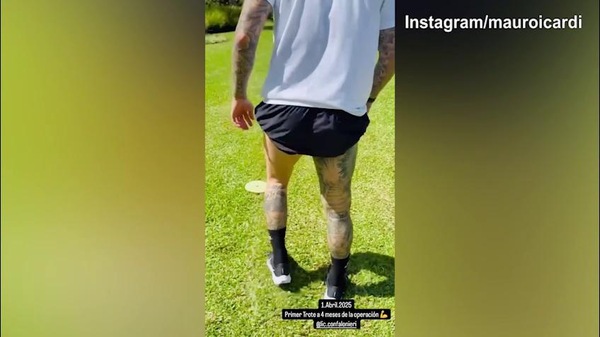 Icardi torna a correre a distanza di 4 mesi dall'operazione