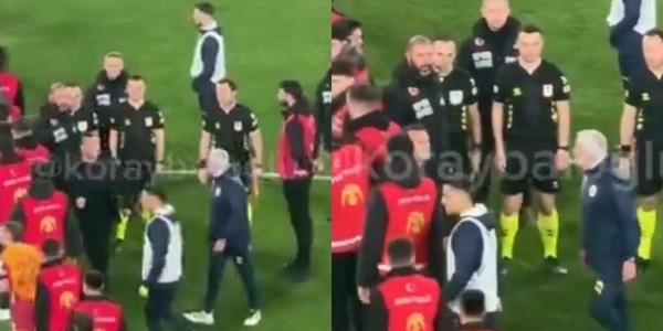 Mourinho furioso con Buruk, il gesto e la frase che hanno provocato tutto