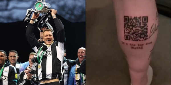 Newcastle, tifoso si tatua il codice QR della vittoria della Carabao Cup, ma il video viene rimosso
