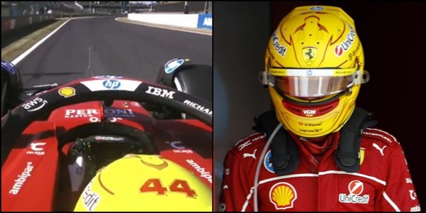 Hamilton e il malinteso con il team radio Ferrari: il divertente retroscena a Suzuka