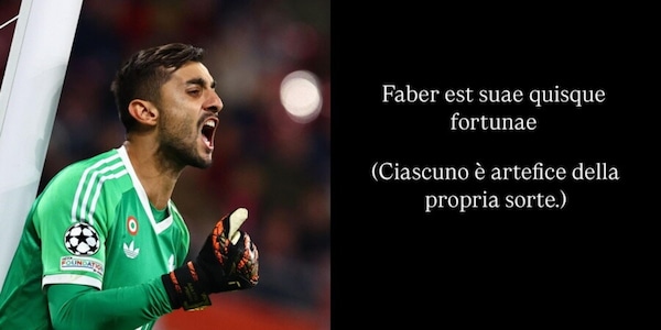 Perin, il messaggio criptico sui social: è una frecciata a Thiago Motta?