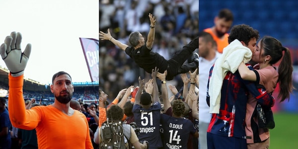 Donnarumma e Luis Enrique scatenati in campo: festa Psg per la vittoria della Ligue1