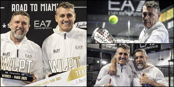 EA7 World Legends Padel Tour, Candela e Vieri vincono a Parigi