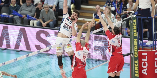 Play Off: Gara 1 di semifinale la vince Trento in volata su Piacenza