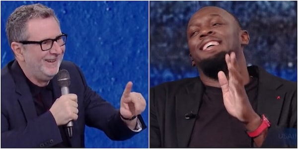 Bolt, il siparietto in tv con Fazio: "La Sampdoria? Non la conosco. Ecco cosa faccio adesso"