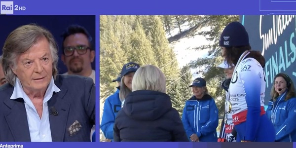 Panatta, il bel gesto per Brignone in diretta tv. Poi la battuta su Sinner: "Almeno in uno sport è scarso"