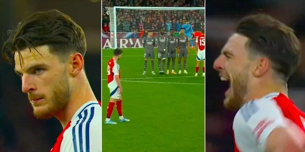 Rice non aveva mai segnato un gol su punizione: cosa c'è dietro ai due capolavori che hanno steso il Real