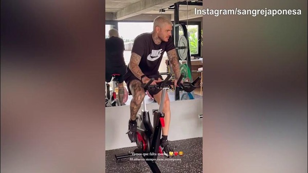 Galatasaray, Mauro Icardi lavora in palestra