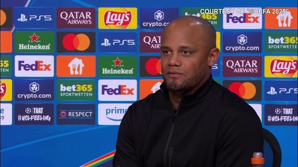 Kompany: "Abbiamo dominato i primi 30', Muller in panchina perchè..."
