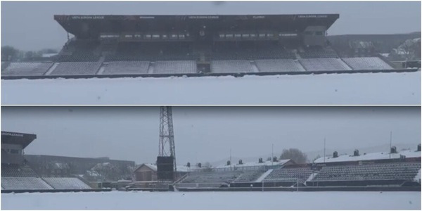 Bodo-Lazio, bufera di neve: partita confermata. Le condizioni del campo
