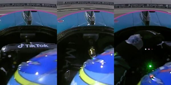 Clamoroso Alonso, il volante si stacca mentre guida: l'Aston Martin indagata in Bahrain