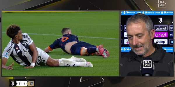 Giampaolo non si trattiene e ridacchia in diretta tv dopo Juve-Lecce: "Dai, è clamoroso!"