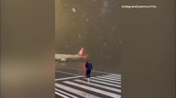 Mourinho sotto la tempesta di neve