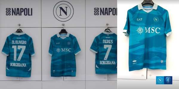Napoli in campo con la "Partenope jersey": la maglia speciale per la sfida contro l'Empoli