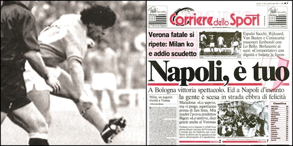 Diego, il sorpasso scudetto