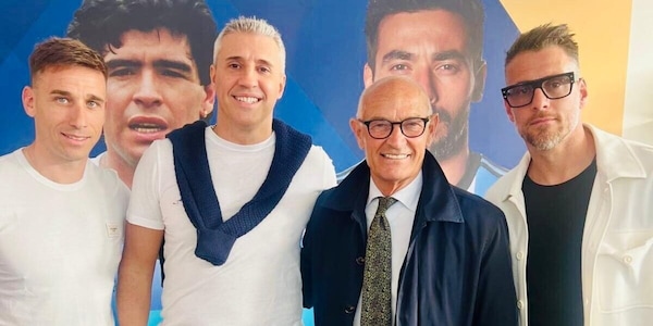 Crespo, Denis, Biglia e Improta insieme per i bambini della Sanità