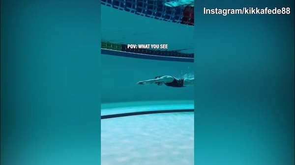 Federica Pellegrini nuota in piscina: il "Pov" diventa virale