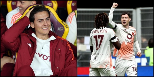 La vittoria della Roma sull'Inter esalta Dybala: i complimenti sui social